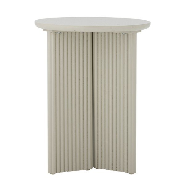 Măsuță auxiliară rotundă cu aspect de lemn de brad ø 40 cm Edith – Bloomingville-image-4