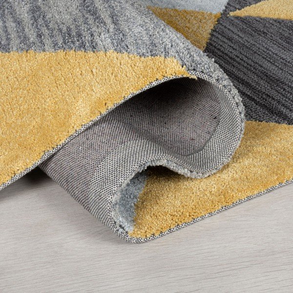 Covor Flair Rugs Icon, 120x170 cm, gri-galben-image-1