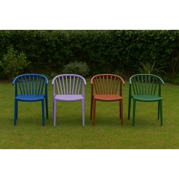 Scaun de grădină Bonami Essentials Capri, albastru-image-1