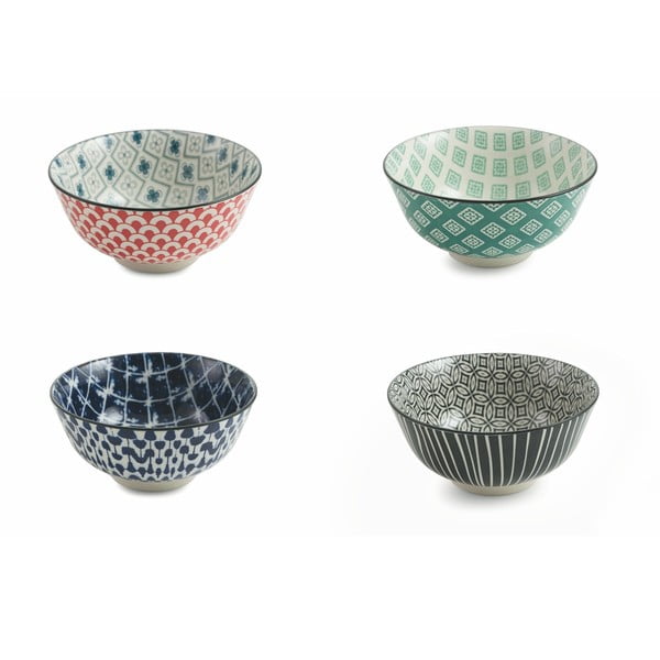 Set 4 boluri din ceramică pentru desert Villa d´Este Oriental