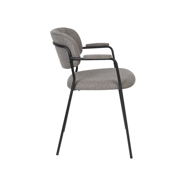 Scaune de dining gri-deschis 2 buc. Jolien – White Label-image-3