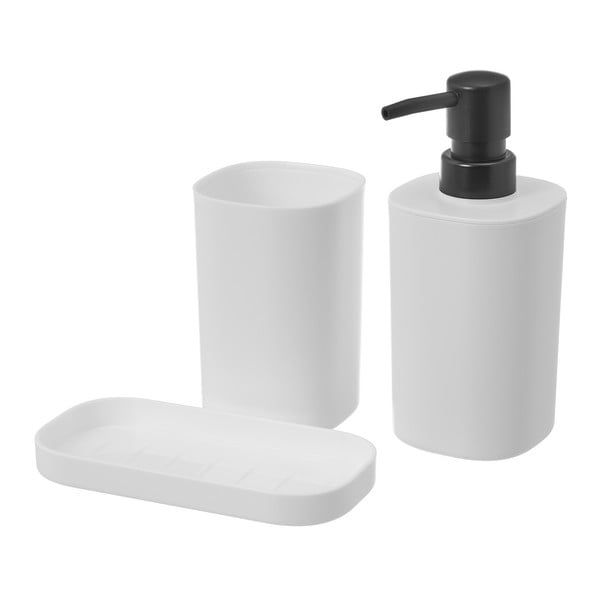 Set de accesorii de baie alb – Casa Selección-image-1