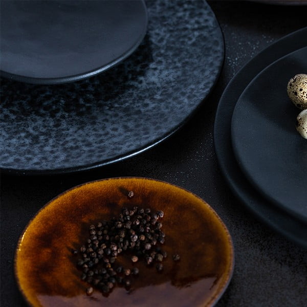 Farfurie din gresie ceramică Costa Nova Roda, ⌀ 16 cm, maro-image-1