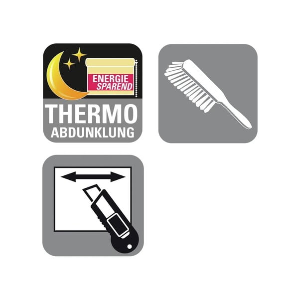 Jaluzea gri antracit 97x150 cm Plisé Verona Termo – Gardinia-image-2