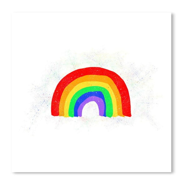 Poster Americanflat Rainbow, 30 x 30 cm