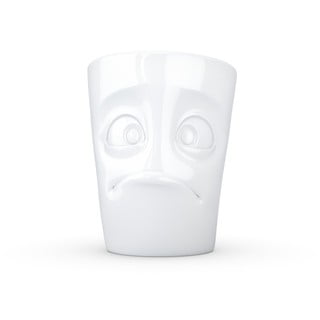 Cană din porțelan cu mâner, neajutorat 58products, alb