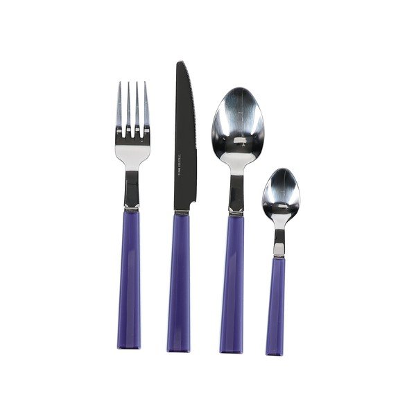 Tacâmuri albastre din oțel inoxidabil 16 buc. pentru 4 persoane Poppy – ONA-image-4