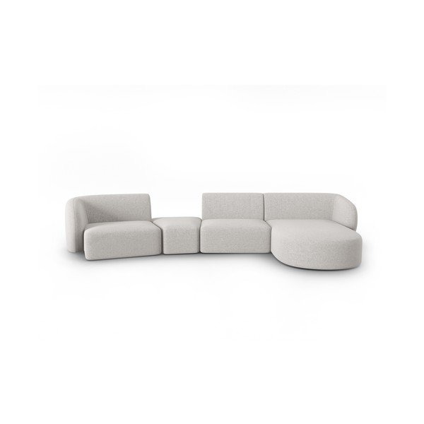 Colțar gri deschis (cu colț pe partea dreaptă) Shane – Micadoni Home