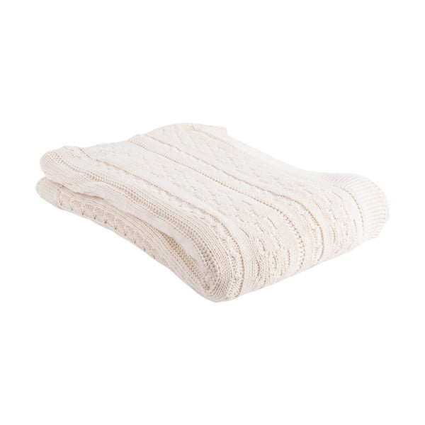 Pătură din bumbac tricotată 130x170 cm Twisted   – PT LIVING