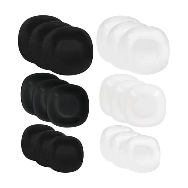 Serviciu de masă 18 buc. din sticlă LUNA – Orion-image-3