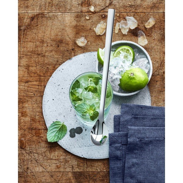 Set de linguri lungi gri din oțel inoxidabil 6 buc. Nuova – WMF-image-1