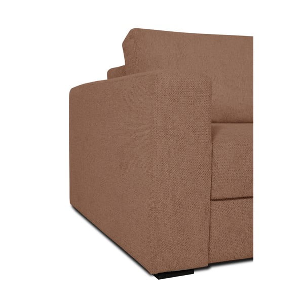 Canapea extensibilă maro 238 cm Resmo - Scandic-image-4