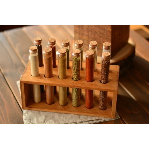 Recipiente de condimente cu suport 12 buc. Vanilla – Bambum-image-1