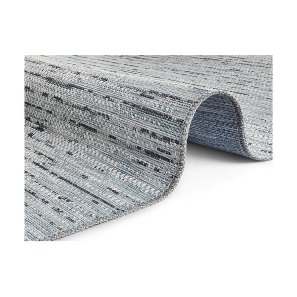Covor adecvat și pentru exterior Elle Decoration Curious Laval, 77 x 150 cm, albastru - antracit-image-2