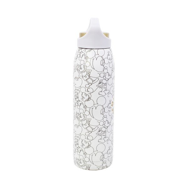Termos pentru copii alb din oțel inoxidabil 665 ml Mickey Mouse – STOR-image-1