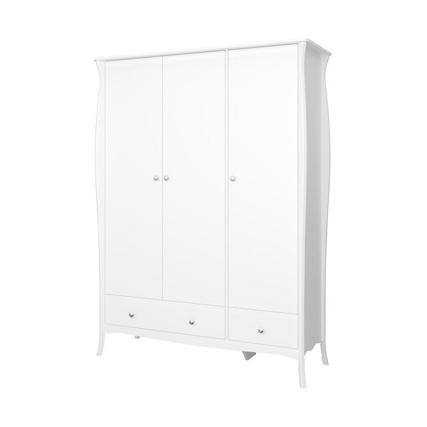 Șifonier alb 143x192 cm Baroque - Tvilum-image-1