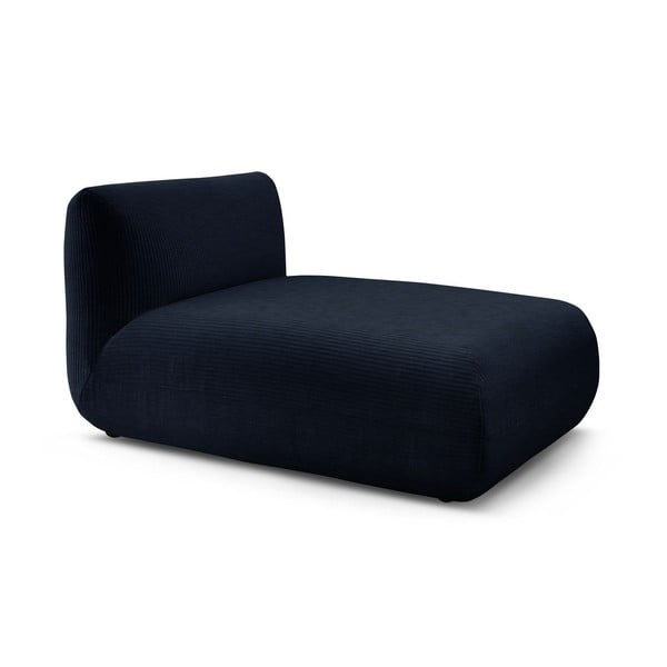Modul pentru canapea albastru închis cu tapițerie din catifea reiată Lecomte – Bobochic Paris-image-3