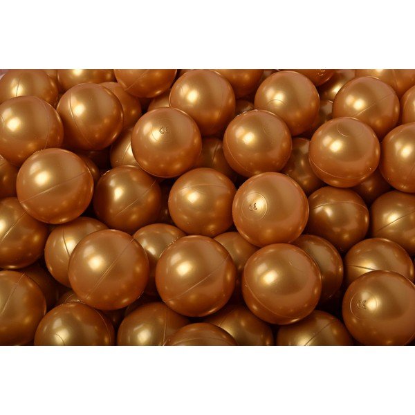 Piscină cu bile bej din catifea ø 90x30 cm Montessori – Meowbaby-image-3