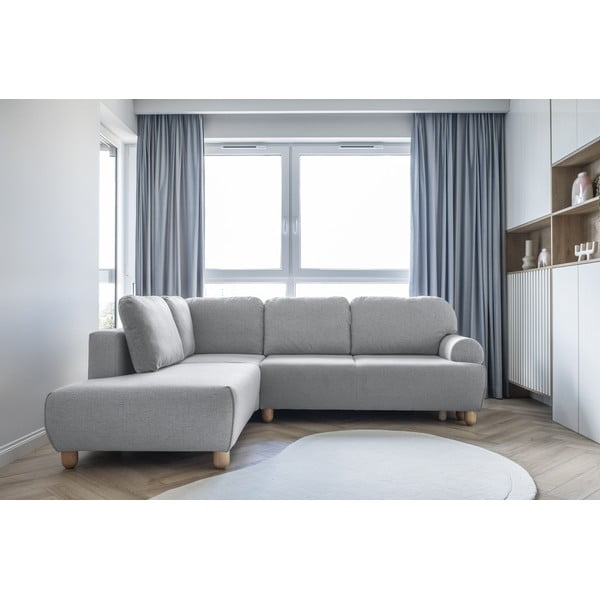 Colțar gri deschis extensibil (colț  pe partea stângă ) Bouncy Olli – Miuform-image-4