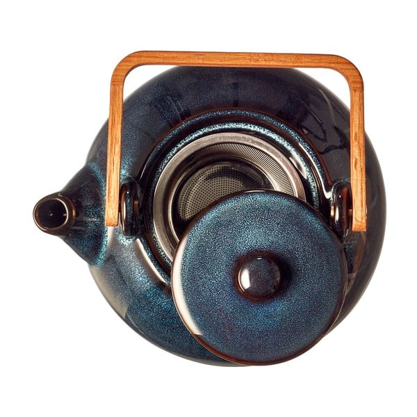 Ceainic albastru închis cu filtru din ceramică 1,2 l Gastro Blue – Bitz-image-3