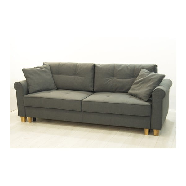 Canapea extensibilă cu 3 locuri Sinkro Porto, gri