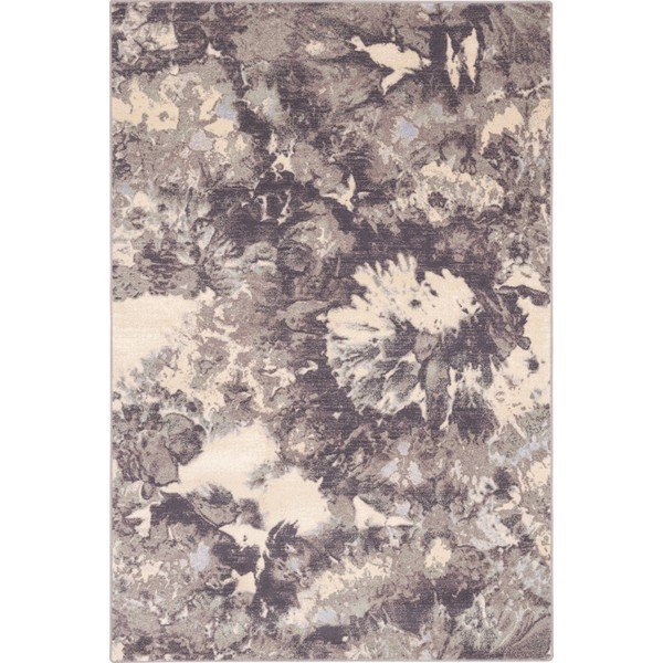 Covor gri din lână 133x180 cm Daub – Agnella