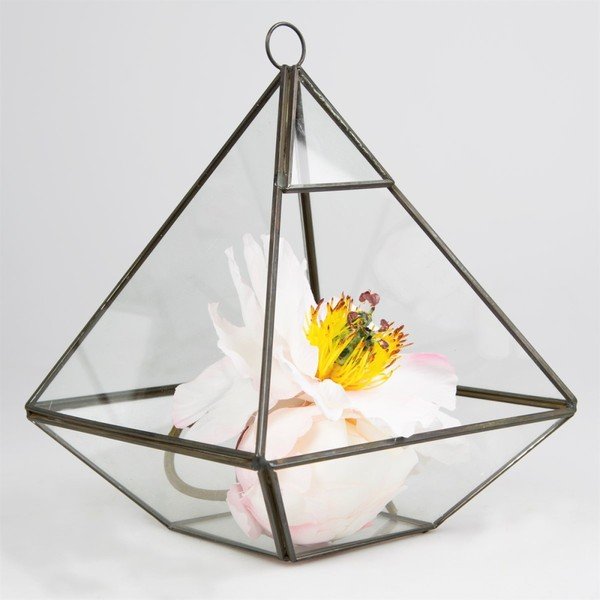 Piramidă suspendată pentru flori Sass & Belle Black Pyramid-image-1