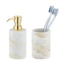 Set de accesorii de baie alb din polirășină Odos – Wenko