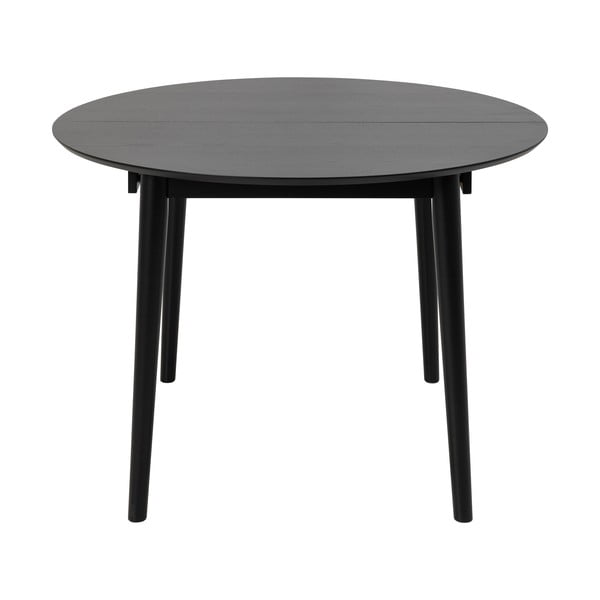 Masă de dining rotundă extensibilă cu blat cu aspect de lemn de stejar ø 115 cm Montreux – Actona-image-3