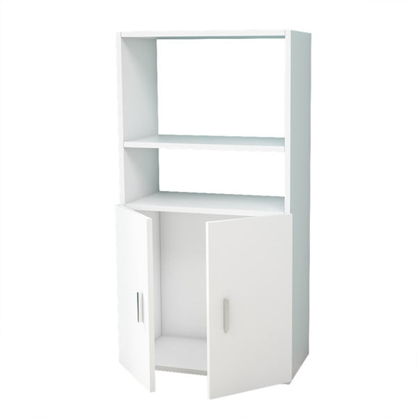 Bibliotecă cu dulap Magenta Home Pure Vertical, lățime 60 cm, alb