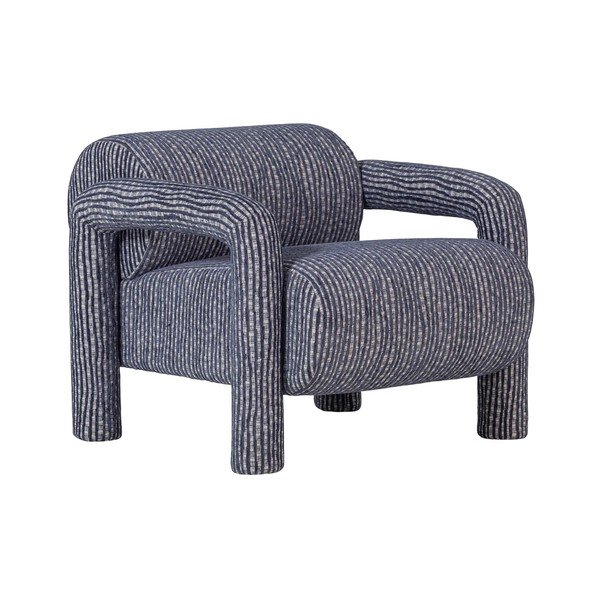 Fotoliu albastru prăfuit Lenny – WOOOD