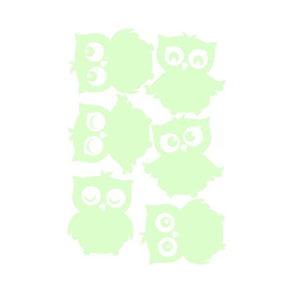 Autocolant fosforescent Fanastick Owl-image-2