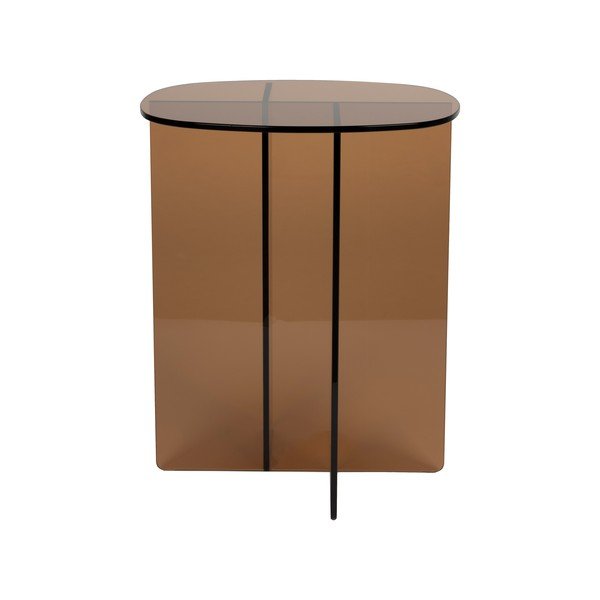 Măsuță auxiliară din sticlă 30x40 cm Linea – Zuiver