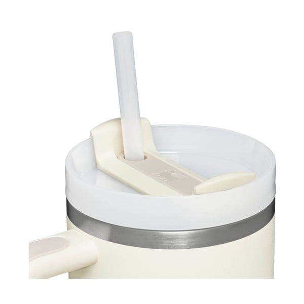 Termos crem cu pai din oțel inoxidabil 1,18 l Quencher H2.0 FlowState Tumbler Cream – Stanley-image-2