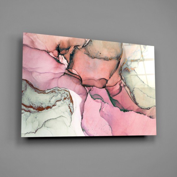 Tablou din sticlă Insigne Rose Marble Pattern, 110 x 70 cm-image-3