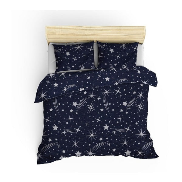 Cuvertură matlasată cu 2 fețe de pernă Polle, 200 x 220 cm