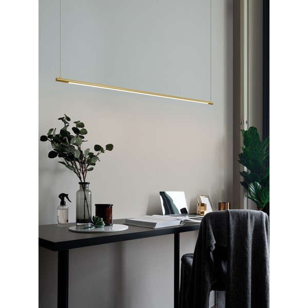Lustră alămie LED din aluminiu Elettra – Nova Luce-image-1
