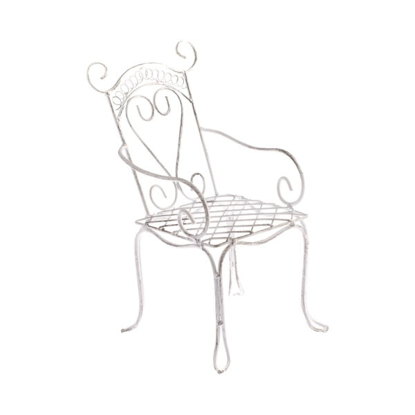 Suport pentru ghivece Dakls Chair, alb