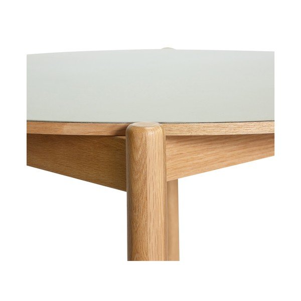 Masă de dining rotundă din lemn de stejar ø 115 cm Oblique – Hübsch-image-4