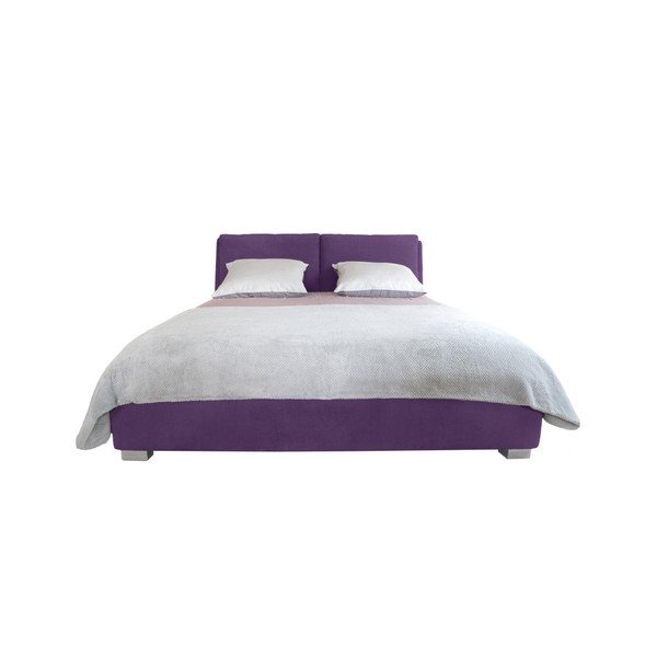 Pat dublu Mazzini Beds Vicky, 180 x 200 cm, violet-image-4