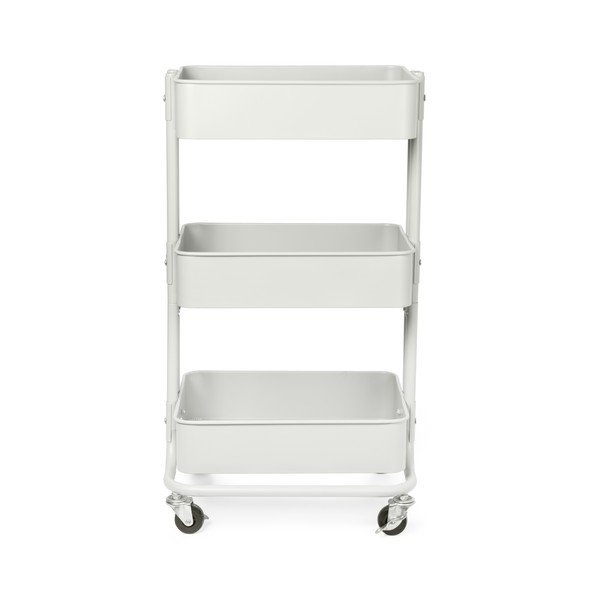Măsuță de servire cu roți din metal 36,5x43 cm Grena – Compactor-image-2