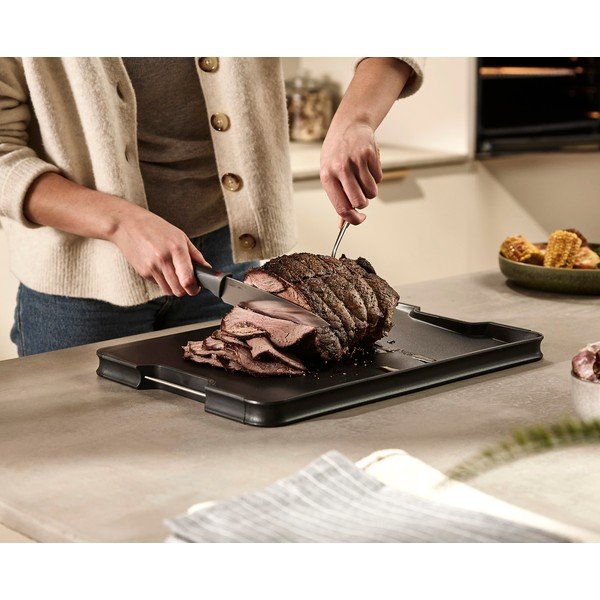 Tocător din plastic 41 x 29 cm Cut&Carve – Joseph Joseph-image-1