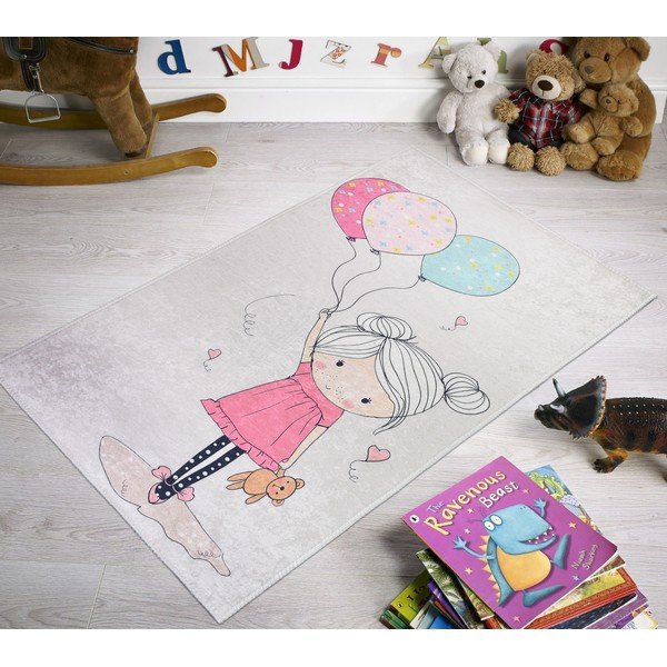 Covor pentru copii 100x160 cm Happy Balloons – Vitaus-image-1