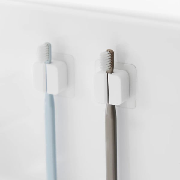 Set de agățătoare multifuncționale alb 2 buc. din silicon Film Hook – YAMAZAKI-image-2