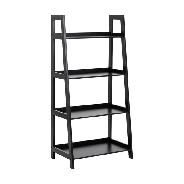 Bibliotecă Actona Wally, înălțime 130 cm, negru-image-2