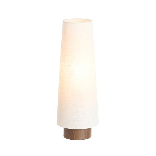 Veioză crem din metal cu abajur textil (înălțime 42 cm) Howie – Light & Living-image-1