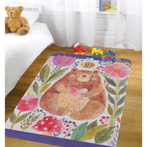 Covor pentru copii OYO Kids Bear With Heart, 80 x 140 cm-image-1