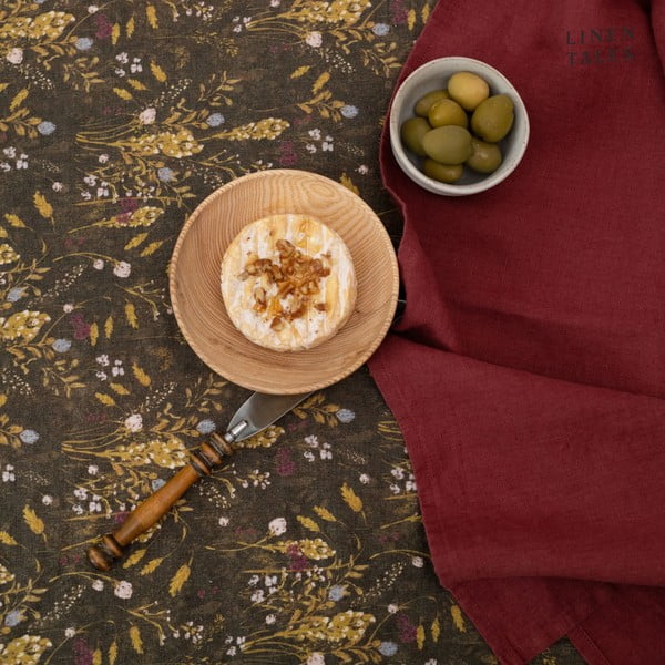 Prosop de vase din in 45x65 cm Marsala – Linen Tales-image-3