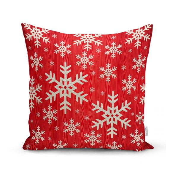 Set 4 fețe de pernă și un napron de masă cu model de Crăciun Minimalist Cushion Covers Joy-image-3
