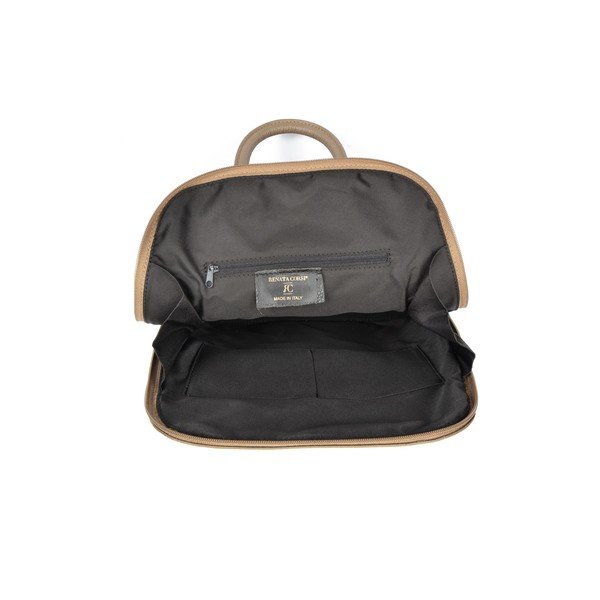 Rucsac din piele Renata Corsi Sofia, bej-image-4
